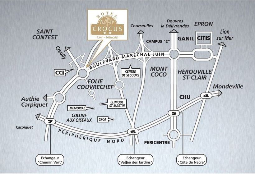 Hotel Crocus Caen Memorial  | Caen | Calvados | Frankreich 10