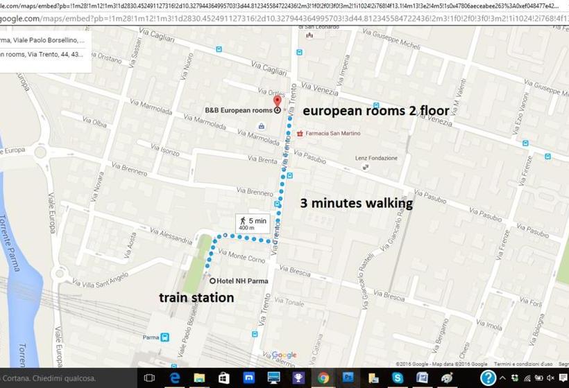 Bed and Breakfast European Rooms Parma