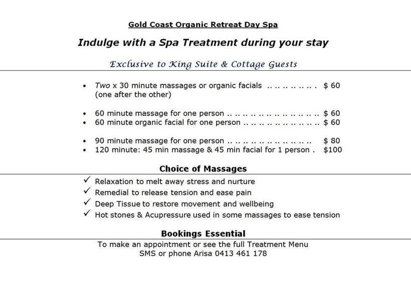 Bed and Breakfast Ecofriendly Luxury King Suite | Tallebudgera | Queensland | Australia 20