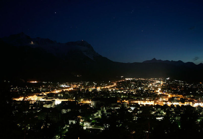 Panorama Berggasthof Garmisch Partenkirchen Baviera