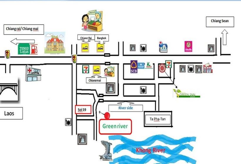 Hotel Chiangkhong Green River 15