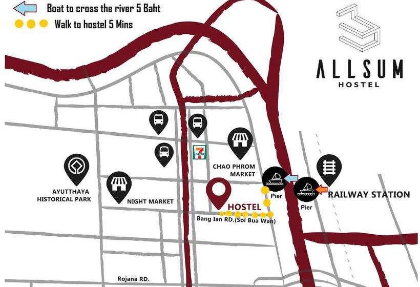Allsum Hostel Ayutthaya