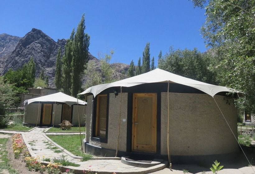 Hotel Mystique Meadows Earth Homes Hunder Jammu y Cachemira