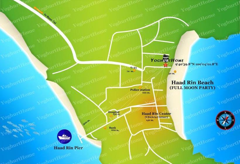 Yoghurt Home Hostel Koh pha Ngan Surat Thani