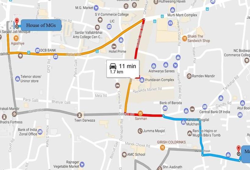 Hotel The House Of Mg Mangaldas Ni Haveli Ii