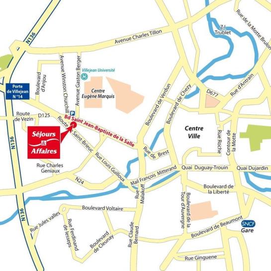 Hôtel Sejours et Affaires Villa Camilla - Rennes  | Rennes | Ille-et-Vilaine | France 9